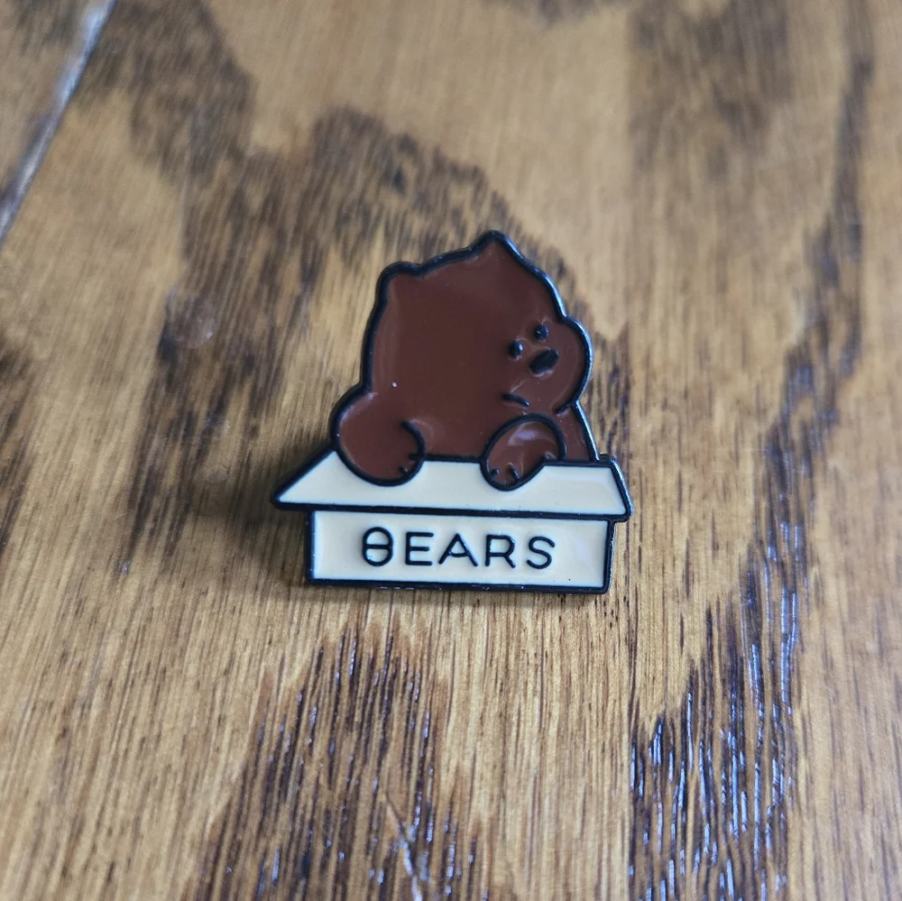 Brown Bear Enamel Pin